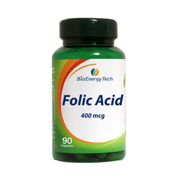 Bio Energy Tech Folic Acid 400Mcg 90 Capsule